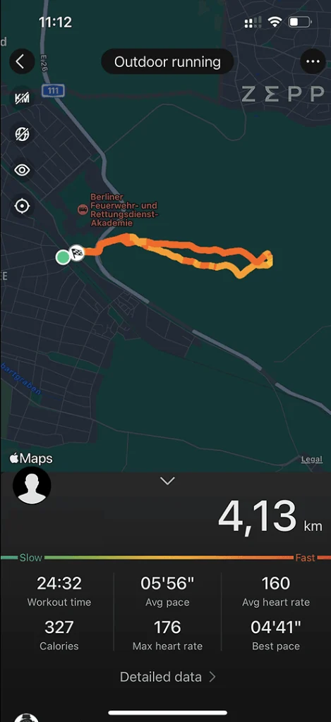 gps corsa all'aperto